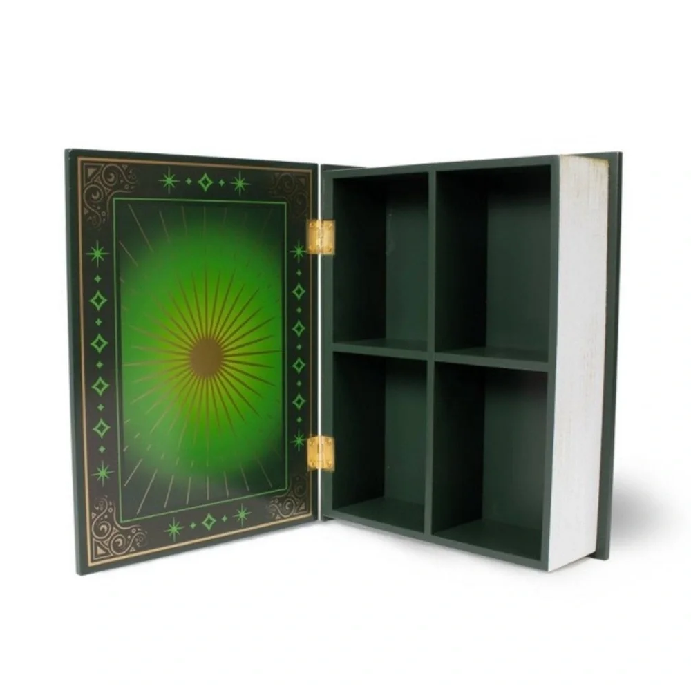 Target Bullseye Playground Halloween Green Spells & Potions Wooden Storage Book
